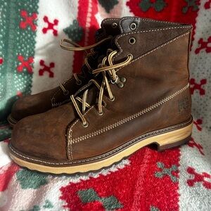 Timberland Dark Brown Lace-Up Boots
